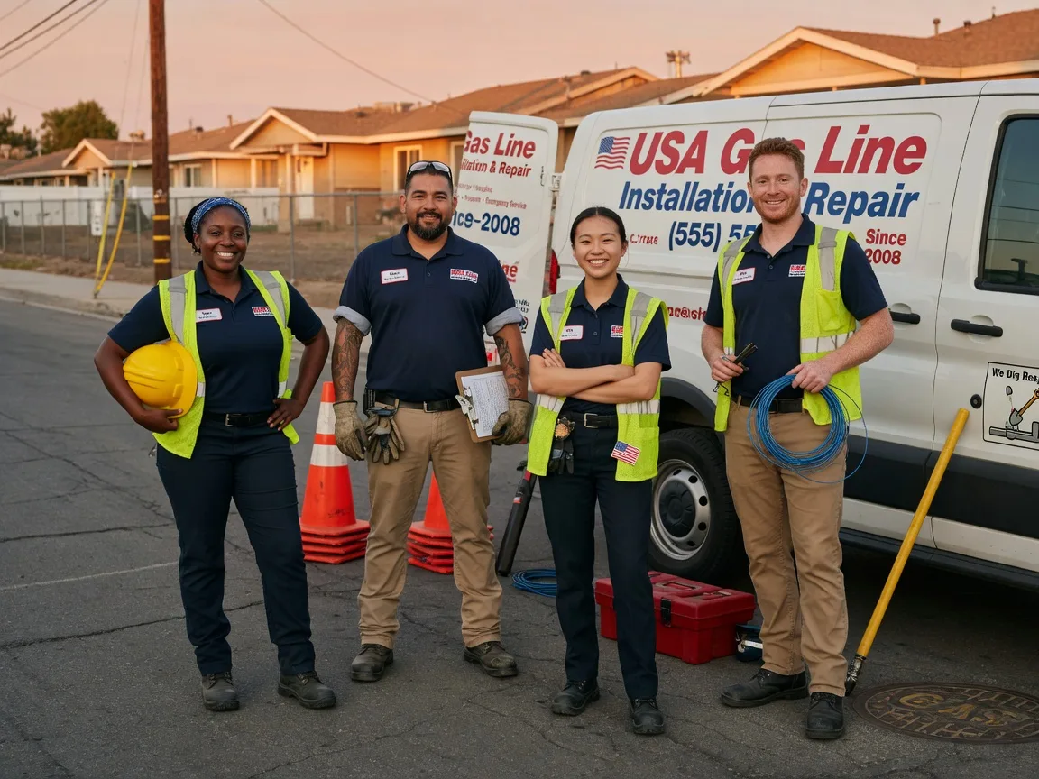 Gas Line Installation company in Weleetka, OK